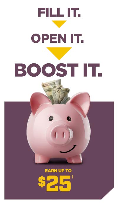 Fill it. Open it. Boost it.