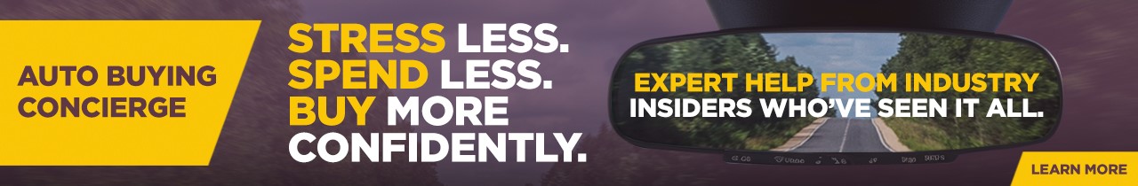 Auto Buying Concierge. Stress less. Spend less. Buy more confidently.